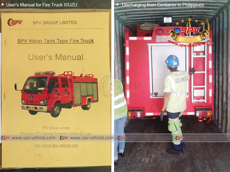 Fire Apparatus ISUZU - Manual and Discharging